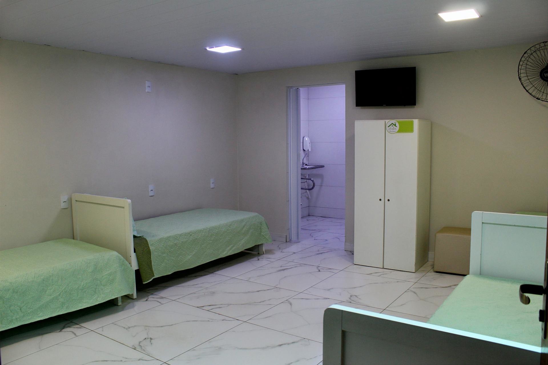 Quarto com duas camas